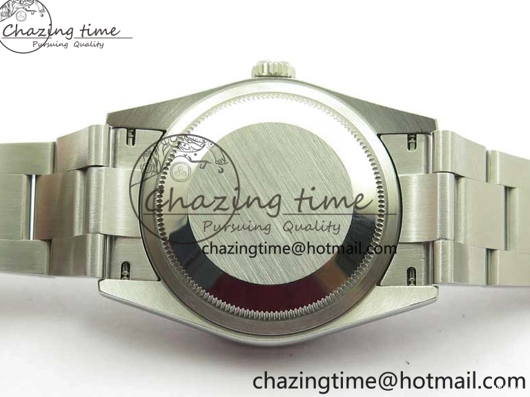 Blue 36mm Perpetual Dial Edition BP Best Bracelet 126000 Dark Oyster on SS 0412